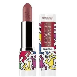 Deborah Milano, Lippenstift + Lipgloss, Il Rossetto Haring Design No 02 (Nackte Rose)