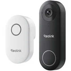 REOLINK D340W 5MP Wi-Fi, Personen-/Fahrzeugerkennung 2-Wege-Audio 180°-Weitwinkelansicht, Türklingel