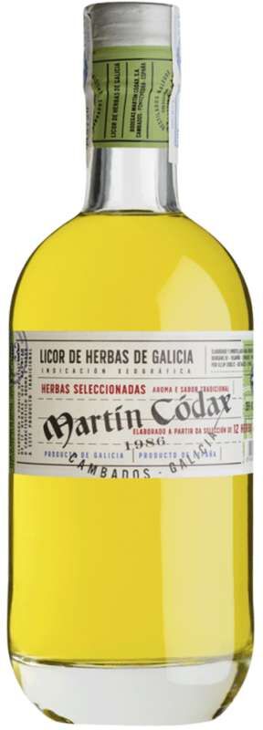 Licor de hierbas Martin Codax 70cl - Licor de hierbas gallego con 35% de graduación