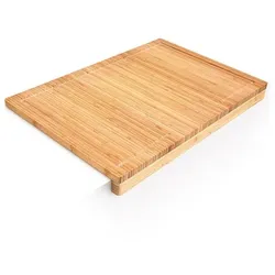 relaxdays Schneidebrett - Bambus braun, 56x5x38 cm