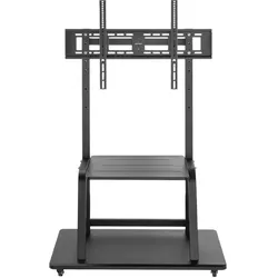 Manhattan Multimedia TV-Ständer (150 kg, 37" - 100"), TV Ständer, Schwarz