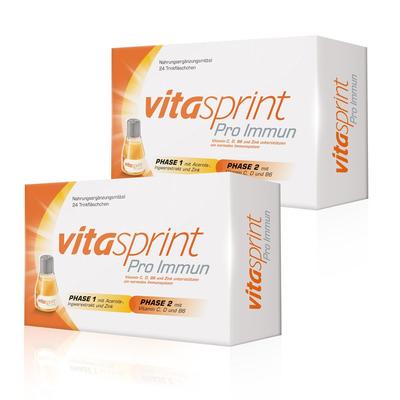 Vitasprint Pro Immun Trinkfläschchen Doppelpack 2x24 St Trinkampullen