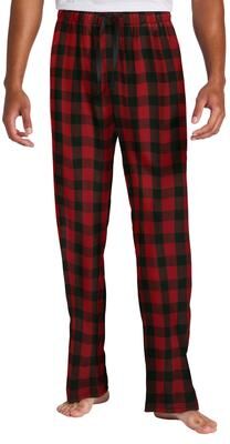 District DT1800 Flannel Plaid Pant in Red/Black Buffalo Check size 3XL