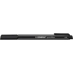 STABILO pointMax Filzstift 0.8 mm, Farbe Gehäuse: schwarz