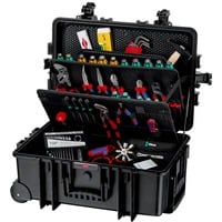 Werkzeugkoffer "Robust45 Move" Mechanik, 90-teilig, Werkzeug-Set schwarz, mit Werkzeug-Sortiment für Handwerker