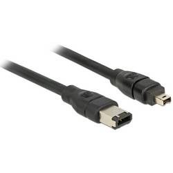Delock FireWire Anschlusskabel [1x Firewire (400) Stecker 4pol. - 1x Firewire (400) Stecker 6pol.] 3 m Mehrfarbig 82578
