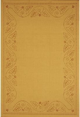 SAFAVIEH Courtyard Concha Indoor/ Outdoor Waterproof Patio Backyard Rug