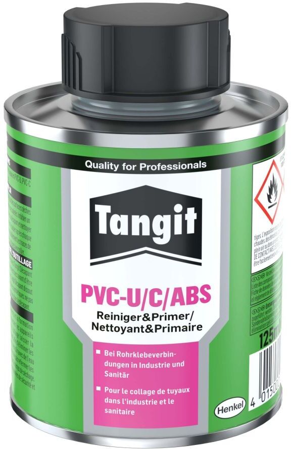 Tangit PVC-U/C/ABS-Reiniger 125 ml Trichterflasche, transparent