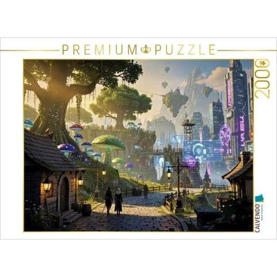 CALVENDO Puzzle Zwischen Mut und Magie. | 2000 Teile Lege-Größe 90x67cm Foto-Puzzle für glückliche Stunden