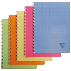 Clairefontaine, Heft + Block, Spiralbuch (A4, Liniert, Harter Einband)