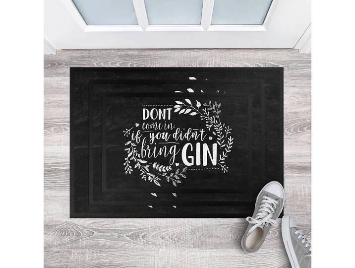 Fußmatte - Dont come in 60 x 40cm Schwarz