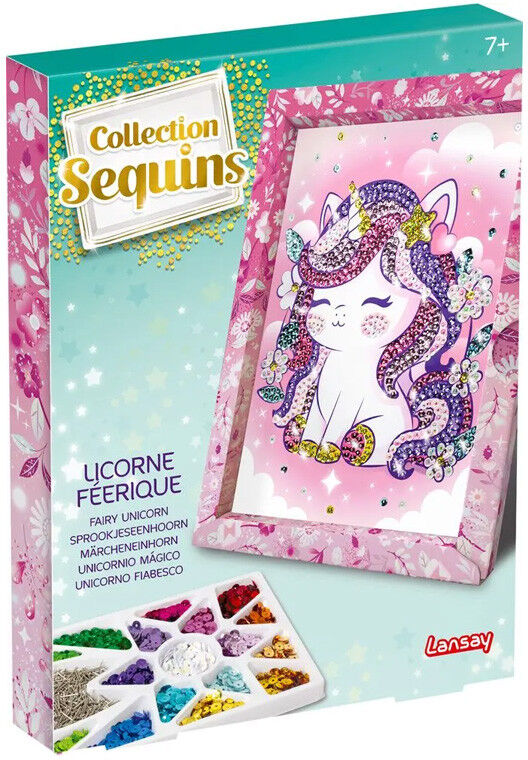 Lansay Collection Sequins Licorne Féérique