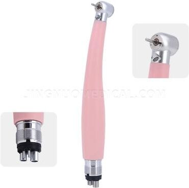 Uplifted Finds Professional Pink High Speed Dental Handpiece pink 4 Hole Led