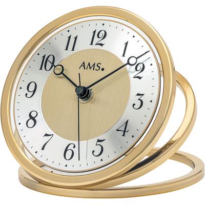 Funktischuhr AMS, gold (messingfarben, gelbgoldfarben), Tischuhren