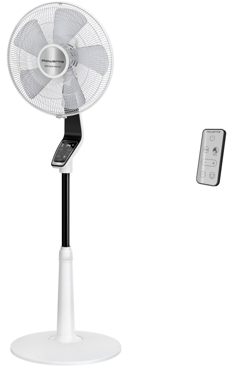 Rowenta Turbo Silence Extreme VU5690, Haushalts-Lamellenlüfter, Schwarz, Weiß, Flur, 35 dB, 40 cm, 3990 m³/h