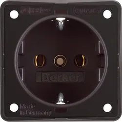 Berker 941852501 Steckdose SCHUKO Integro Einsätze braun