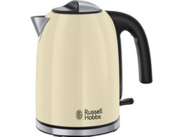 Bouilloire - RUSSELL HOBBS - Colours Plus - 2400 W - 1 7 L - Socle 360° - Crème