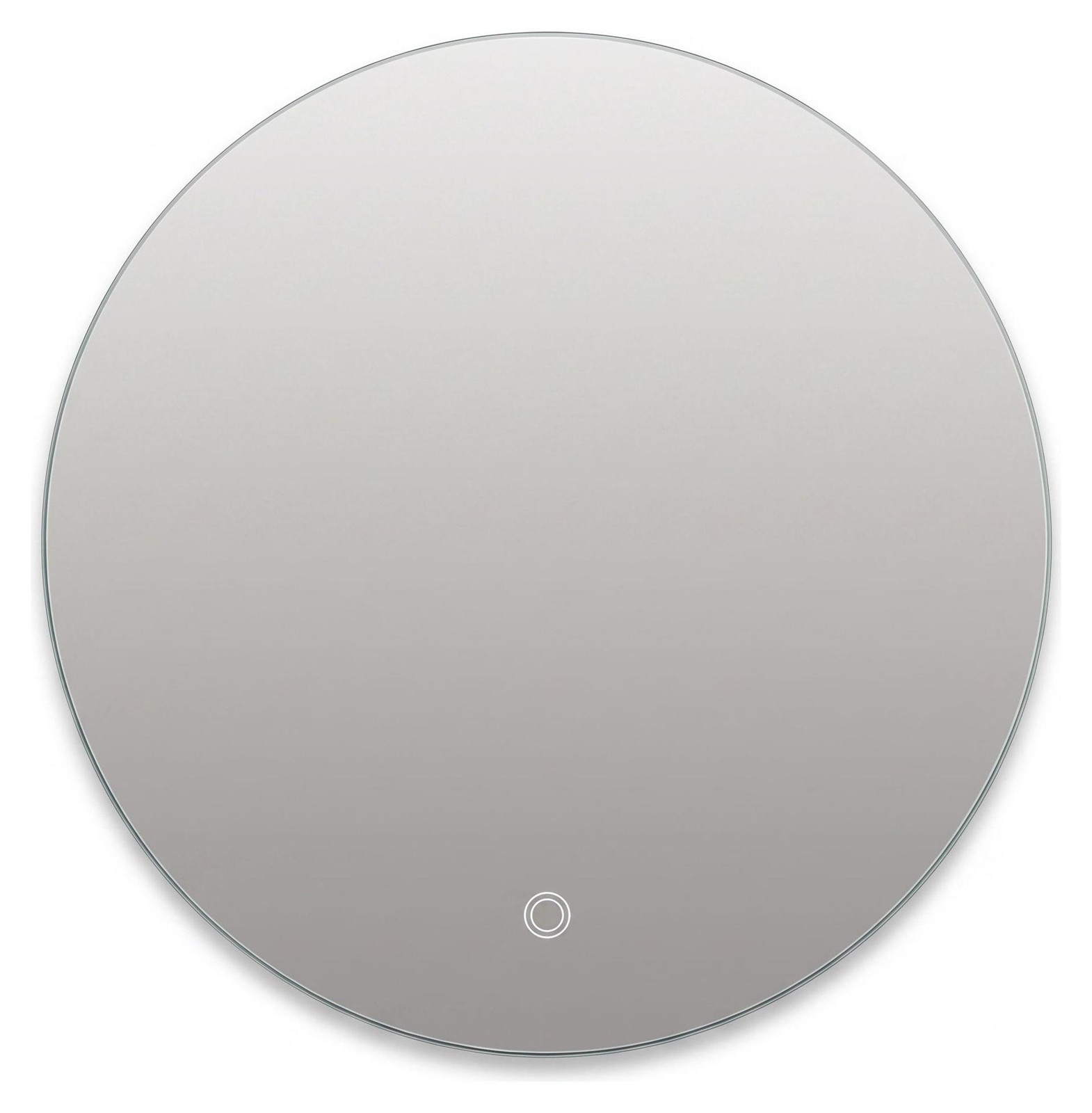 SensaHome Ronde wandspiegel met LED-touchbediening en koelwitte verlichting, dimbaar, 80 cm