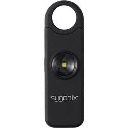 Sygonix Taschenalarm Schwarz mit LED 130 dB SY-7187884