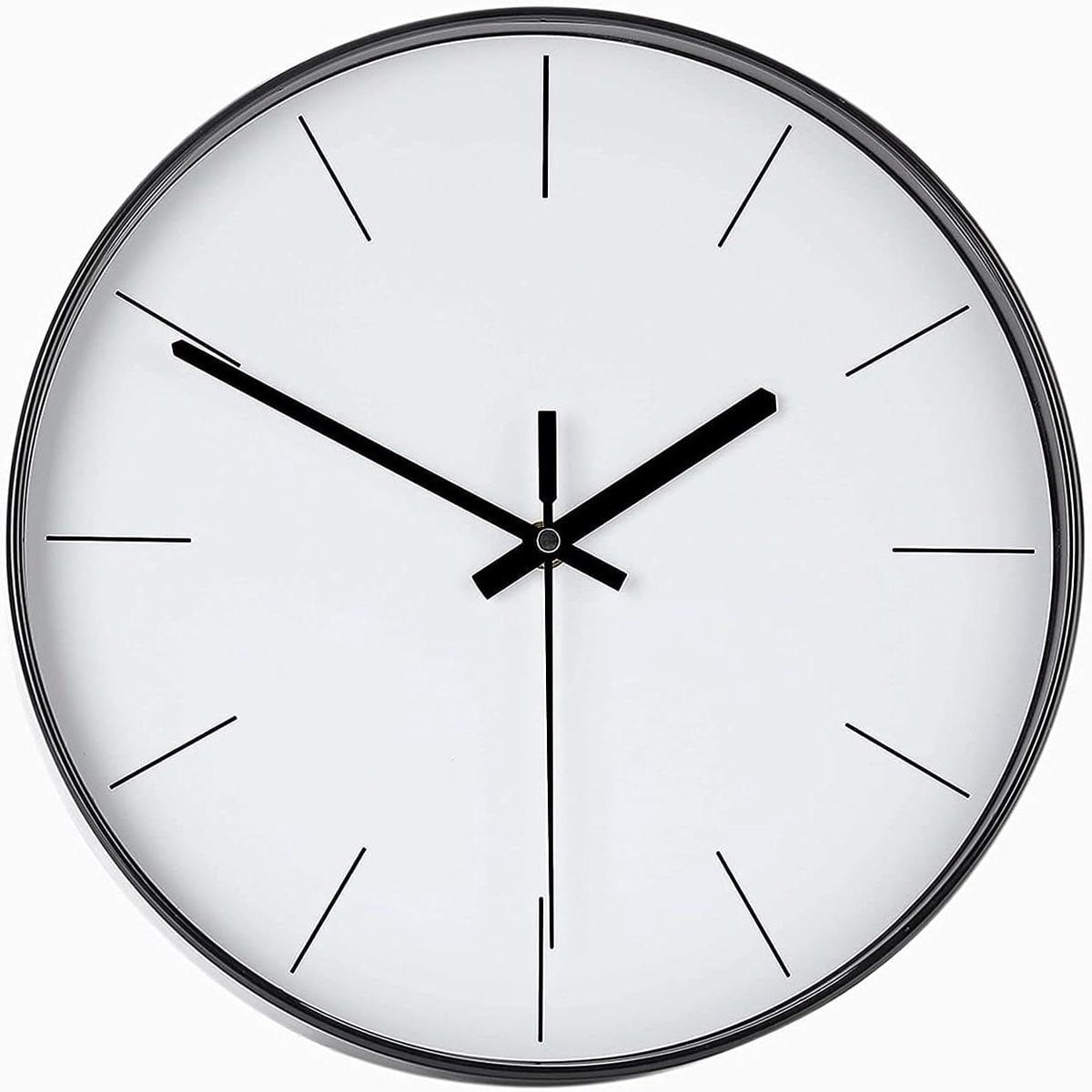 Modern minimalist wandklok wit - 30 cm