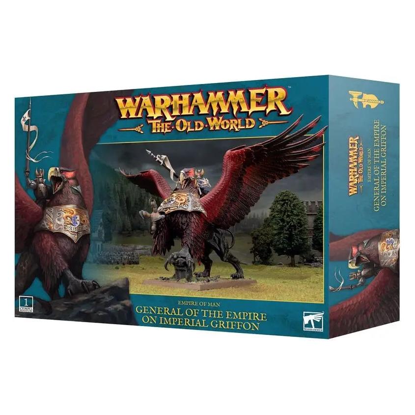 Games Workshop Warhammer ToW - Empire de L'Homme : General sur Griffon Imperial (Kunststoff) (06-103)