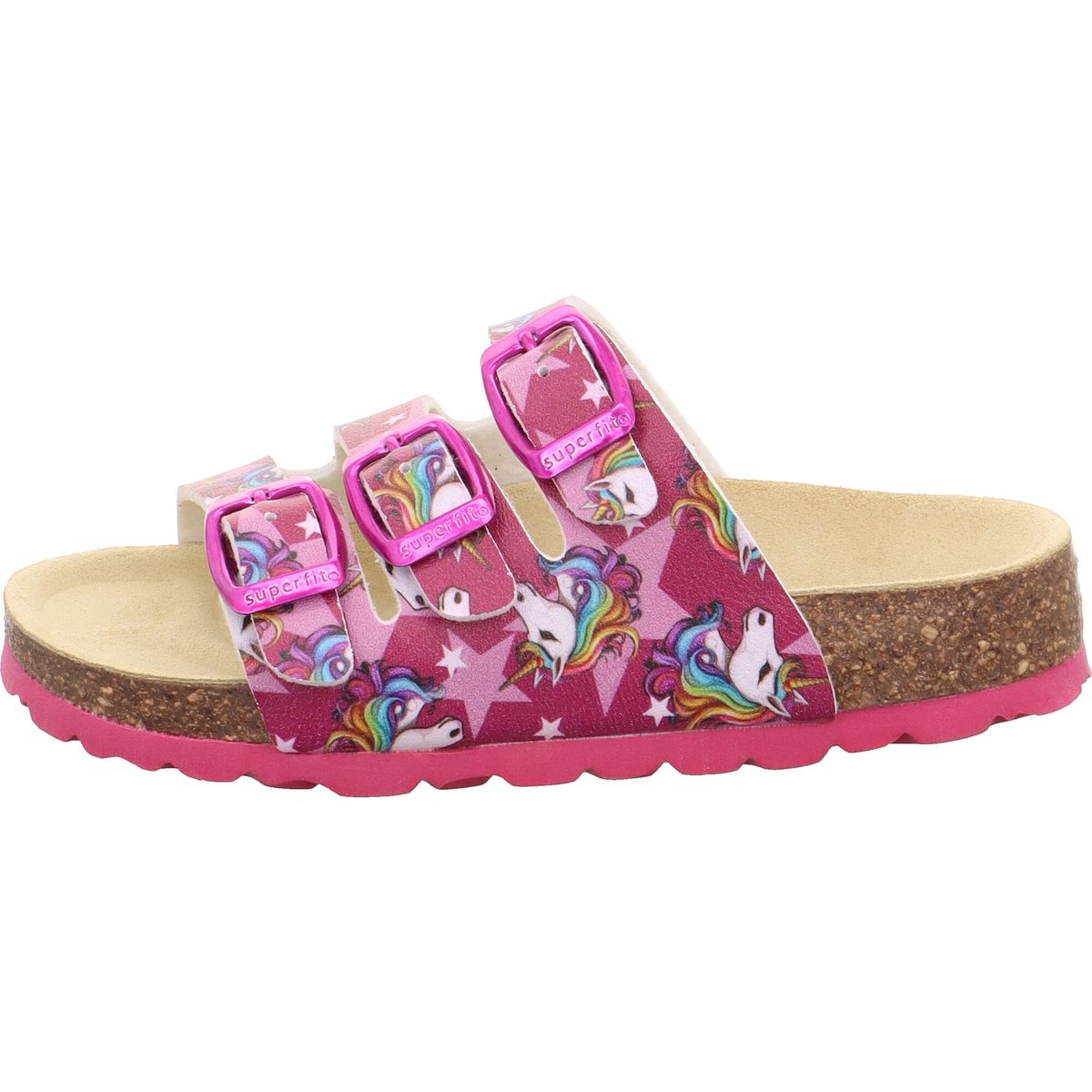 Superfit Fussbettpantoffel pink/mehrfarbig (5690) 39 1-800113-5690-39