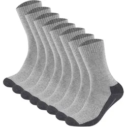 Camano Unisex Socken - Pro Tex Function, einfarbig, 8er Pack Grau / 43-46