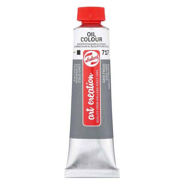 Talens Art Creation Ölfarbe, Tube 40 ml, Kaltgrau 717 (40 ml) (57456723)