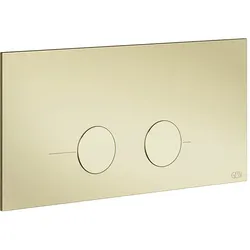 Gessi316 Betätigungsplatte für Viega Prevista, 54621710, Farbe: Messing PVD