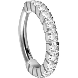 Titan Segmentring Clicker EINGEFASSTE KRISTALLE