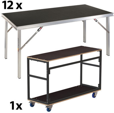 Stageworx Optimus 70x140 60cm Bundle noir