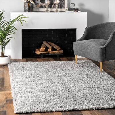 Nuloom Kara Solid Shag Area Rug