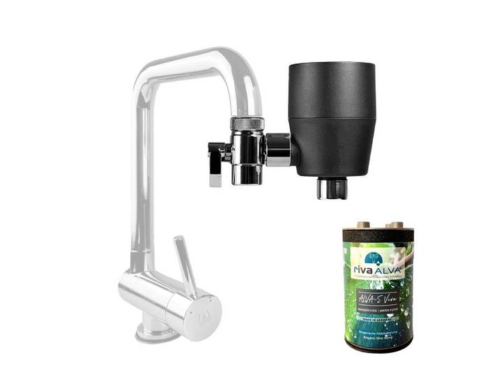 rivaALVA Wasserfilter ALVA-S Viva Wasserfilter am Wasserhahn