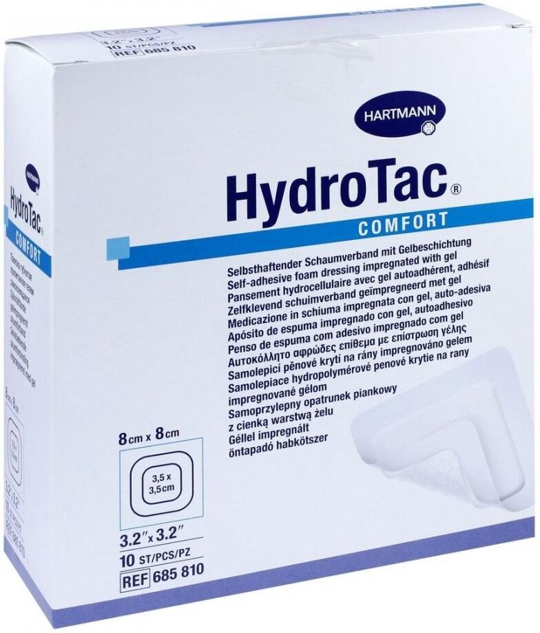 Hydrotac comfort Schaumverband 8x8 cm steril
