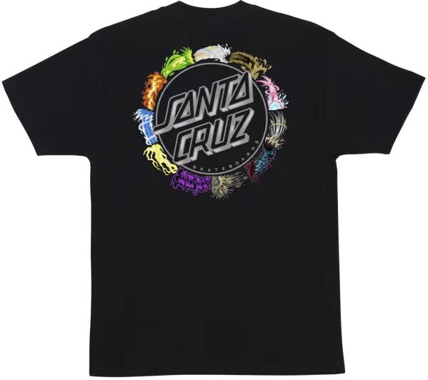 Santa Cruz Apparel T-Shirt Santa Cruz Pokemon Power Dot Heavyweight (L - Schwarz)