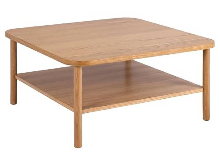möbelando Couchtisch >Banbury< in natürlich, Eiche - 90x42x90cm (BxHxT)