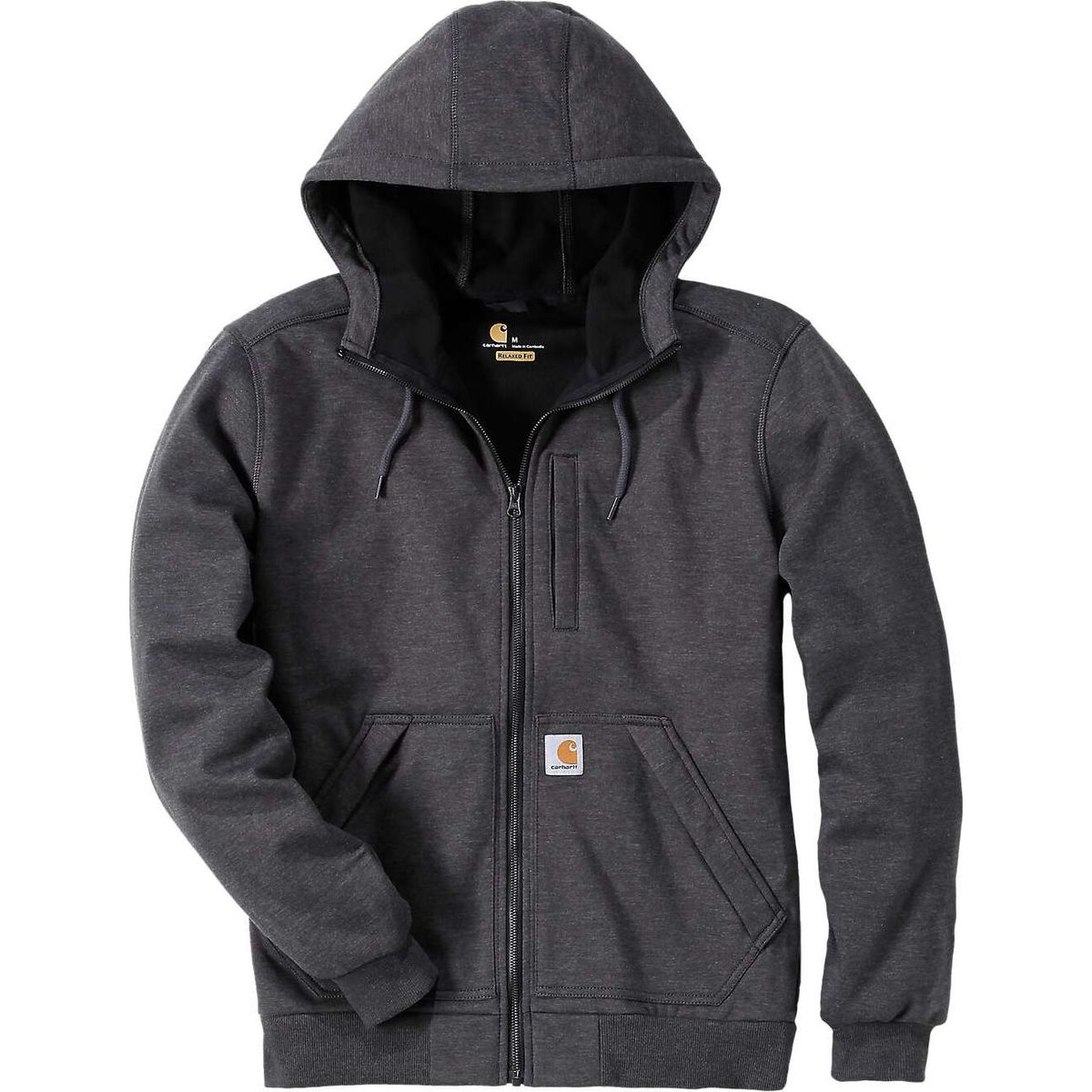 Carhartt Wind Fighter Full-zip Sweatshirt carbon heather (026) 2XL REG 101759-0262XLREG