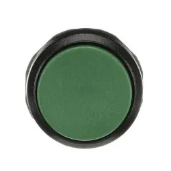 ABB MP3-10G Drucktaster, grün, hoch-tastend, Frontring, Kunststoff schwarz nicht beleuchtbar 1SFA611102R1002