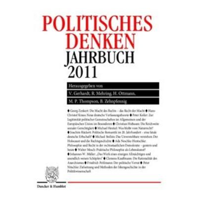 Politisches Denken. Jahrbuch 2011., Taschenbuch von , Duncker & Humblot, 978-3-428-13716-9