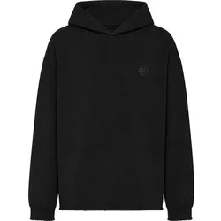 PLEIN SPORT Kapuzen-Sweatshirt, Größe XXL in Schwarz 02