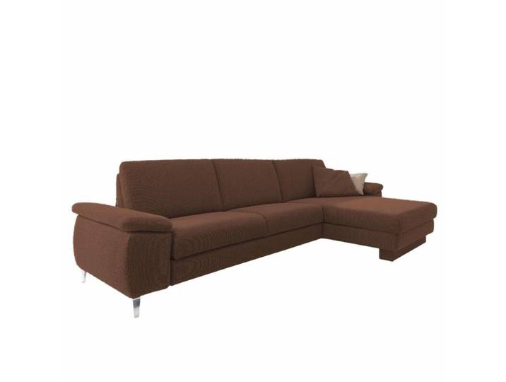 Akad'or Colombia Sofa - rechts , Textilgewebe Q2 uni mocca , Bas
