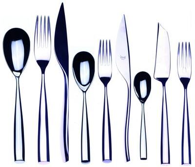 Mepra Arte Flatware Set - 54 Pieces - Stainless Steel