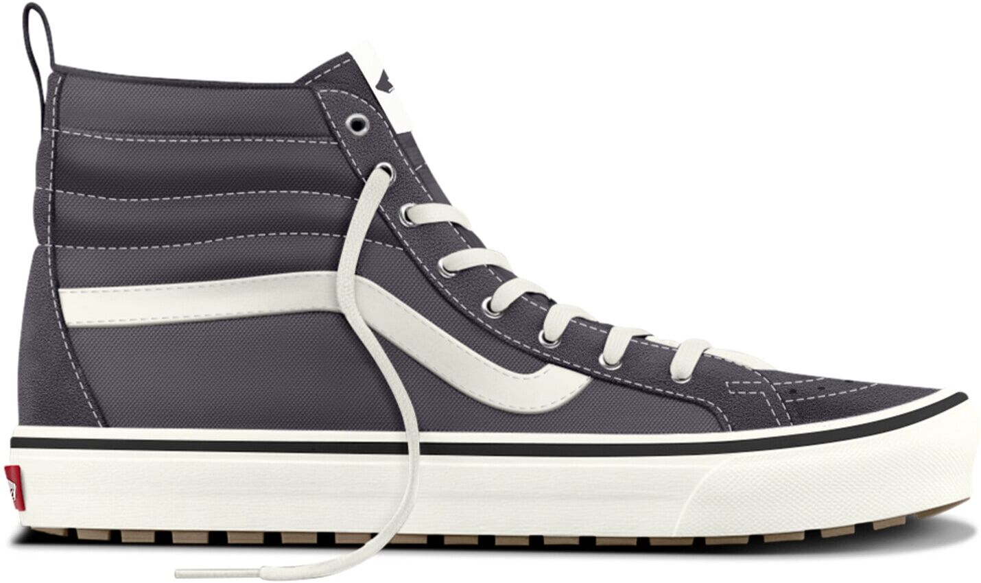 Sneakerboots VANS "SK8-Hi Insulated", Damen, Gr. 40, grau (1o7, asphalt), Leder, Schuhe Sneakerboots, gefüttert 1o7, asphalt 40