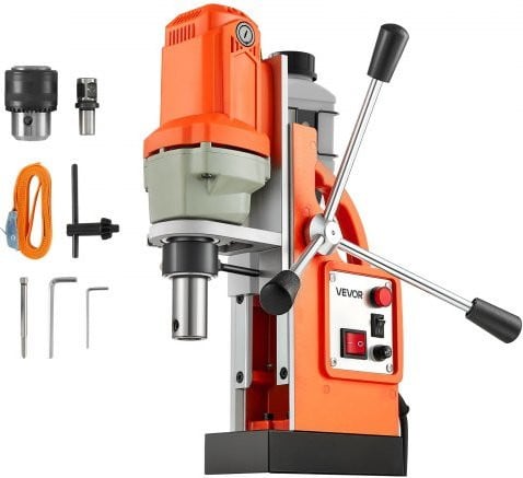 VEVOR Magnetische Boormachine 1200 W, 38 mm Boordiameter, 900 rpm, Oranje