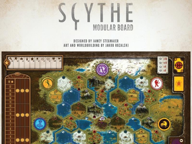 Asmodee Scythe modulaire spelborden bordspel voor 14 jaar en ouder