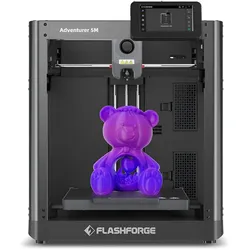 FlashForge Adventurer 5M (220 x 220 x 220 mm), 3D Drucker, Grau, Schwarz