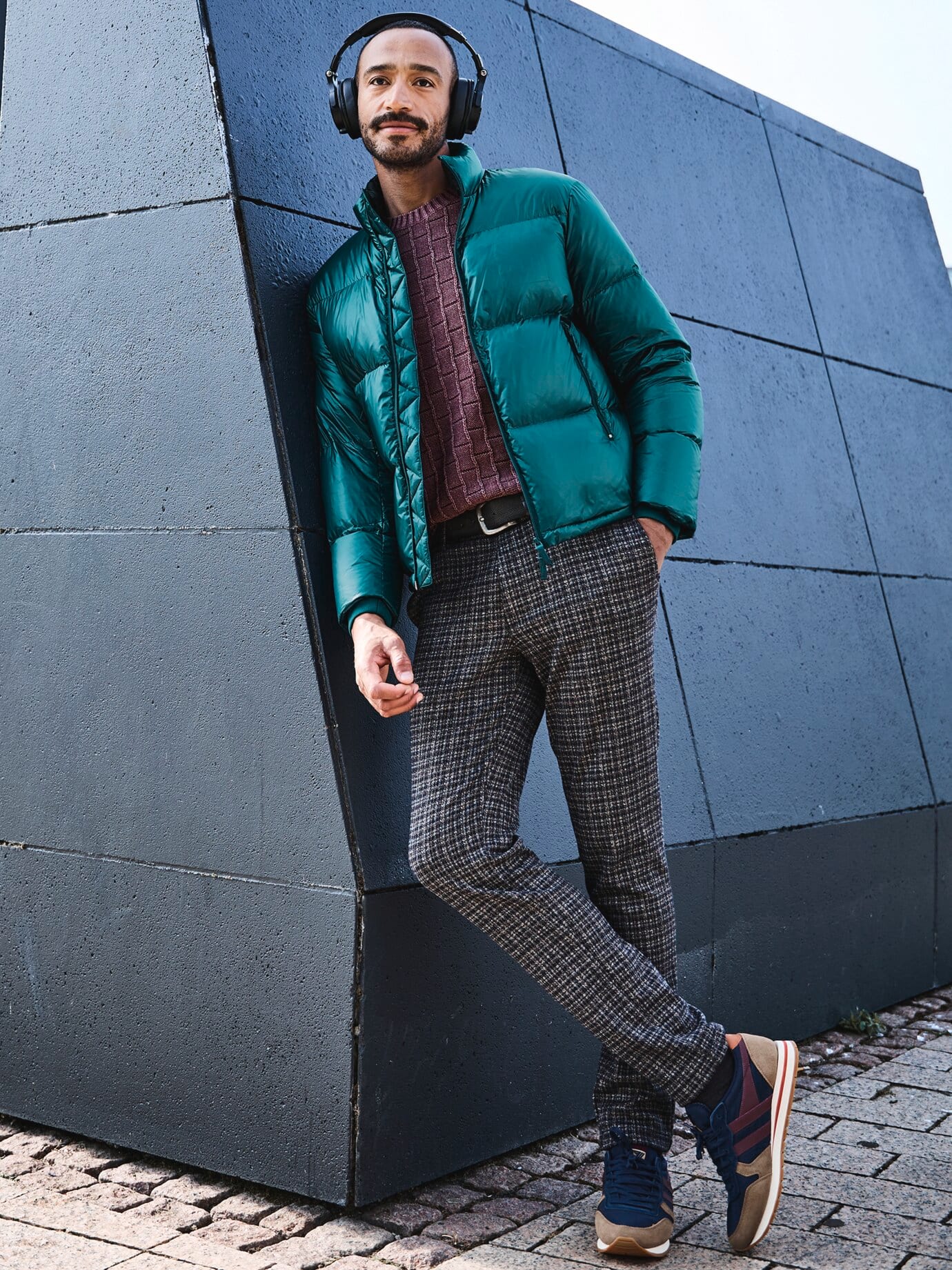 Mey & Edlich Urbanite-Steppjacke Blau 48