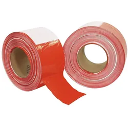 Eurolite Barrier Tape red/wh 500 m x 75 mm - Klebeband