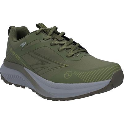 Wanderschuh HI-TEC "Hi-Tec-Schuhe Speedshell Low WP", Herren, Gr. 41, Normalschaft, grün (capulet olive, olive night), TEXTILIEN/SONSTIGES, Schuhe Wanderschuh