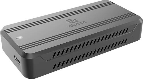 Akasa AK-ENU4M2-01 M.2 SSD-Gehäuse USB-C (USB4) 40 GBit/s M.2 PCIe NVMe 2242, 2260, 2280 AK-ENU4M2-01